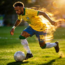 巴西球星内马尔技术展示